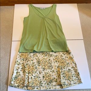 NWOT Sage Green Tank Top made in Canada L